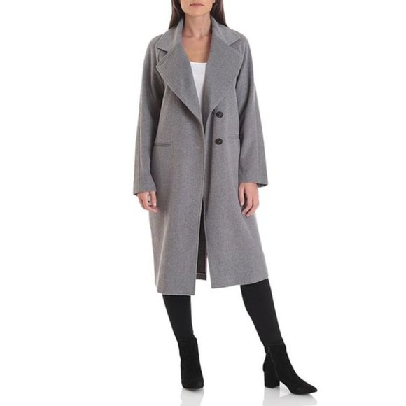 Avec Les Filles Jackets & Blazers - Avec Les Filles Double faced wool/blend coat Large grey🌸
